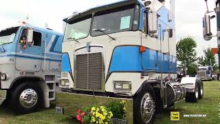 1985 Kenworth K100 Cabover Truck  Exterior Interior Tour [upl. by Notsuoh991]