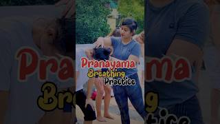 Pranayama Breathing practice session yoga pyramidfamily yogiadityanath rishikesh [upl. by Ecneret442]