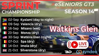 eSeniors GT3  SPRINT  S14 R5  WATKINS GLEN [upl. by Collie]