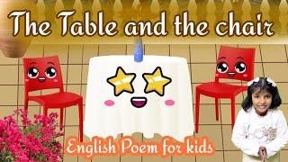 The Table and the chair English poem for kids Poem by Edward Learenglishpoem englishrecitation [upl. by Isacco]