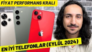 FİYAT PERFORMANS KRALI EN İYİ TELEFONLAR  EYLÜL 2024  İZLEMEDEN ALMA [upl. by Ykcaj]