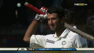 Cheteshwar Pujara 206389 vs England ‍‍1st Test 2012 Ahmedabad ‍ [upl. by Anilak]