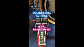 Balance both Beaters  Double Bass Drum Pedal Settings [upl. by Sabelle131]