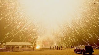 5000 CANISTER SHELL LAUNCH WORLD RECORD  Dominator Fireworks [upl. by Esiouqrut]