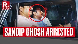 First Visuals Sandip Ghosh RG Kar ExPrincipal Arrested By CBI  Kolkata Rape Horror [upl. by Hayotal]