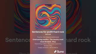 Sentences for profithard rock2 [upl. by Ydieh]