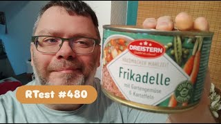 RTest 480  Dreistern Frikadelle mit Gartengemüse amp Kartoffeln [upl. by Yrgoerg]