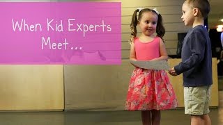 Kid Experts Brielle and Nates Memorable Meeting [upl. by Holly-Anne999]