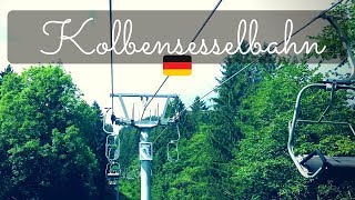 Chairlift in Oberammergau Kolbensesselbahn  Travel Germany 4K [upl. by Amero301]