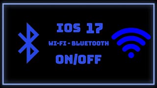 iOS 17  Howto Easily Toggle WiFi or Bluetooth OnOff [upl. by Woodley29]