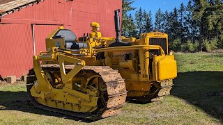 Caterpillar D47U FINALLY moving under its own power after rebuild [upl. by Zizaludba]