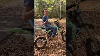 Connor’s dirtbike has no suspension funny dirtbikesarecool [upl. by Hussein]