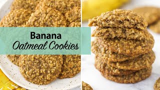 Banana Oatmeal Cookies [upl. by Dhruv]