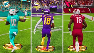 Scoring A Touchdown With Every Wide Receiver In Madden 25 [upl. by Aciretahs765]