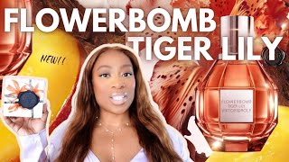 NEW VIKTOR amp ROLF FLOWERBOMB TIGER LILY Perfume Review  xoxo Kerleen [upl. by Esilegna]