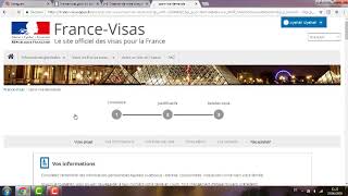 Formulaire visa Long Sejour VFS ALGER Etudes [upl. by Mosira876]