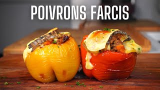 POIVRONS FARCIS GRATINÉS AU SAINT NECTAIRE  FOOD IS LOVE [upl. by Aisauqal]