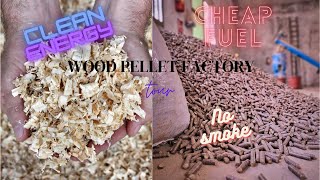 Wood Pellet Factory tour [upl. by Balf]