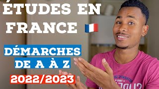 Etudes en France procédure 20222023 les démarches de A à Z sur Campus France 🇫🇷 [upl. by Cormack]