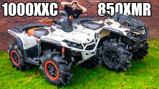 CanAm 850 XMR VS 1000 XMR  Mudding Edition [upl. by Chet]