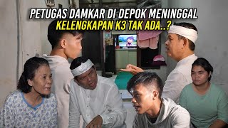 PETUGAS DAMKAR DI DEPOK MEN1NGG4L KARENA SES4K N4PAS  KELENGKAPAN K3 TAK ADA [upl. by Ofella]