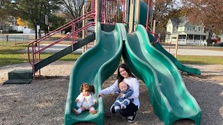 VAMOS AL PARQUE POR PRIMERA VEZ CON MIS DOS HIJOS REBORNS BELET Y ASDRÚBAL [upl. by Laehcar830]