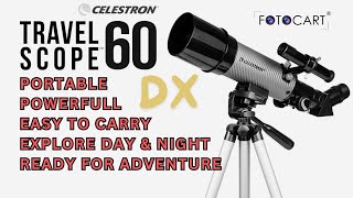 quotExplore Day and Night with Celestron Travel Scope 60 DX telescope space photography fotocart [upl. by Leahcimaj12]