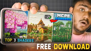 Top 3 NEW Best Shaders For Minecraft PE 121  Render Dragon Shaders For Mcpe [upl. by Estrin]