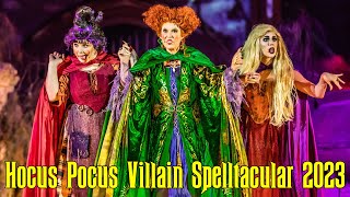 quotHocus Pocus Villain Spelltacularquot Full Show at Mickeys NotSoScary Halloween Party 2023 4K [upl. by Sible12]