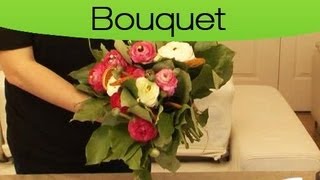 Déco  Réaliser un bouquet de fleurs sophistiqué [upl. by Virgilio]