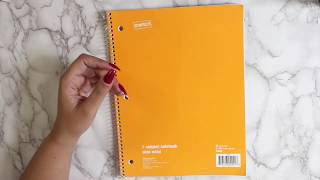 Turning a Notebook Into a DIY Planner  Cheap Planning [upl. by Yoshio]