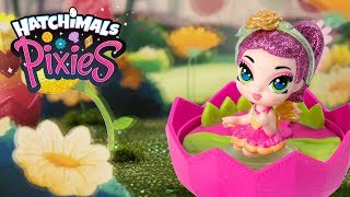 Hatchimals Pixies  Toy Play Flower Power [upl. by Akinot911]