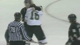 Chris Kunitz vs Sean Avery Nov 22 2008 [upl. by Afas]