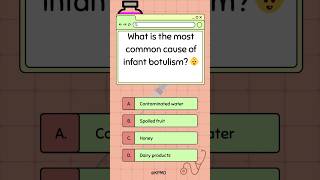 Warning This Common Food Can Cause Infant Botulism 🍼 mededtrivia babyhealth infanthealth quiz [upl. by Elyrehc346]