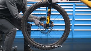 Come sostituire le pastiglie freno della bici  tutorial [upl. by Carder]