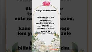 Belayı Def Eden Zikir🌹🤲🤲🤲🤲zikir dua amin [upl. by Sender146]