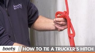 How to Tie a Truckers Hitch Instructional Video [upl. by Enomys]