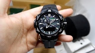 CASIO PROTREK PRW6000Y1A ORIGINAL UNBOXING [upl. by Ydolem]