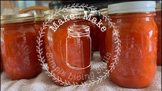 Canning SpaghettiPizza sauce ￼ [upl. by Eentirb]