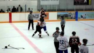 Junior B Hockey Fight Medicine Hat Cubs [upl. by Vivian760]