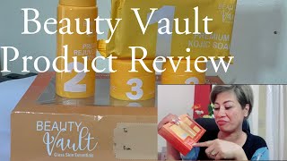 BAUTY VAULT REJUVENATING SET PRODUCT REVIEW [upl. by Cynthie]