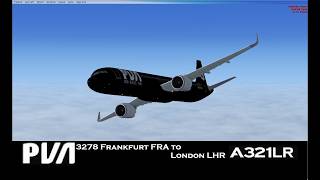 PVA 3278 Frankfurt FRA to London LHR v681 [upl. by Lam]