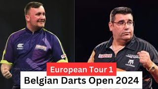 🎯LIVE Luke Littler vs Jose de Sousa European Tour Belgian Open Darts Championship 2024 Live score [upl. by Anabal98]