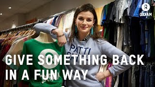 Aisling Bea Joins the Team at Islington Oxfam shop  Oxfam GB [upl. by Nanyt]