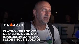 Kokanović U nedelju tri do pet tačaka blokade u Srbiji [upl. by Refinnaej]