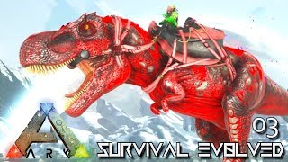 ARK SURVIVAL EVOLVED  FIRST FLIGHT NEW ARMOR amp EPIC TREX   ARK EXTINCTION ETERNAL MODDED E03 [upl. by Amadeo]