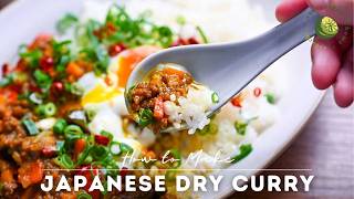 Japanese Style Dry Curry Recipe [upl. by Arun]