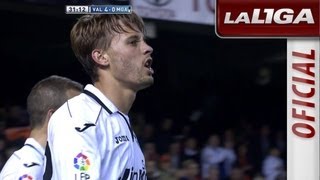 Gol de Sergio Canales 40 en el Valencia CF  Málaga CF  HD [upl. by Maurilia]