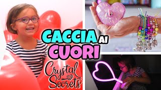 CACCIA AL TESORO dei CUORI 💕 Crystal Secrets a SORPRESA [upl. by Deeann]