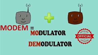 Modem  What is a modem  How Does Modem work  modulation  modulator  what is modem [upl. by Anelehs159]